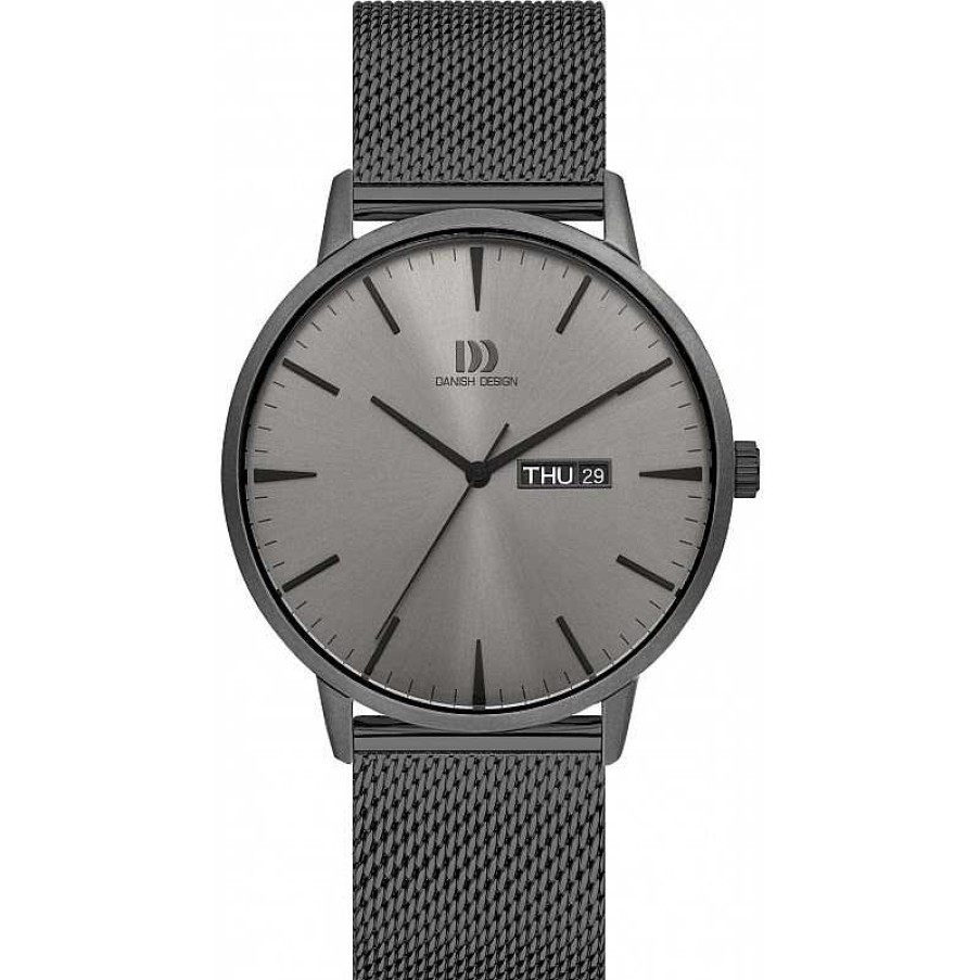 Horloges Danish Design | Danish Design Tidl S Akilia Iq66Q1267 - Herenhorloge Grijs 41 Mm