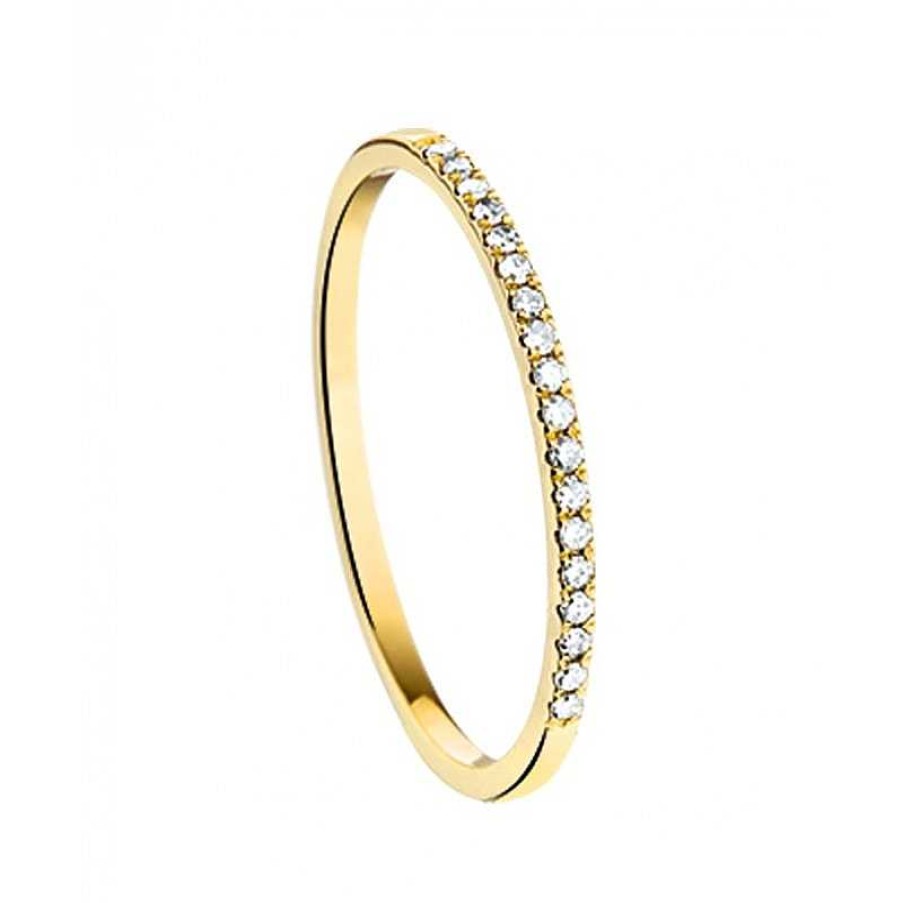 Ringen Mostert Huiscollectie | Gouden Diamanten Ring 0.09 Crt