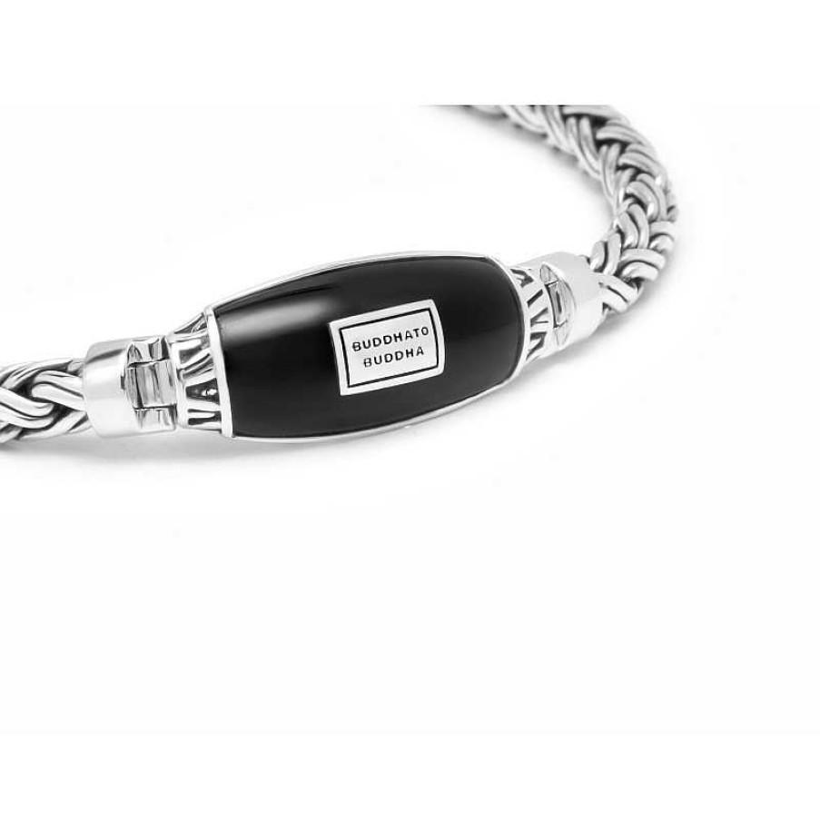 Armbanden Buddha to Buddha | Buddha To Buddha Armband Katja Xs Black Onyx Silver