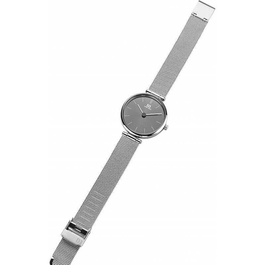 Horloges Danish Design | Danish Design Pure Rosalyn Iv64Q1269 - Dameshorloge Zilverkleurig 34 Mm