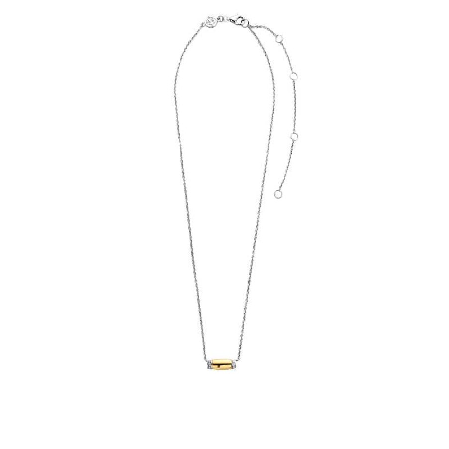 Kettingen Ti Sento Milano | Ti Sento Ketting 3943Zy/42 Bicolor