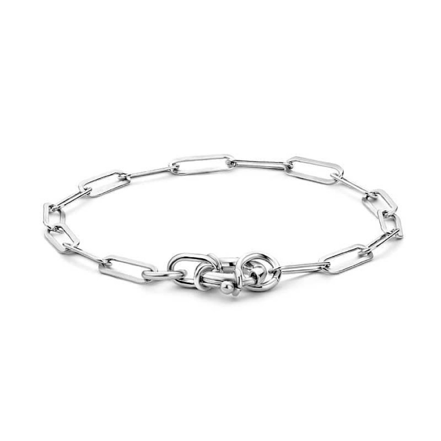 Armbanden Mostert Huiscollectie | Zilveren Closed Forever Armband 3.8 Mm - Lengte 17 Cm