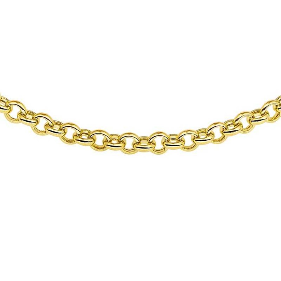 Kettingen Mostert Huiscollectie | Gouden Jasseron Ketting 6.5 Mm 45 Cm