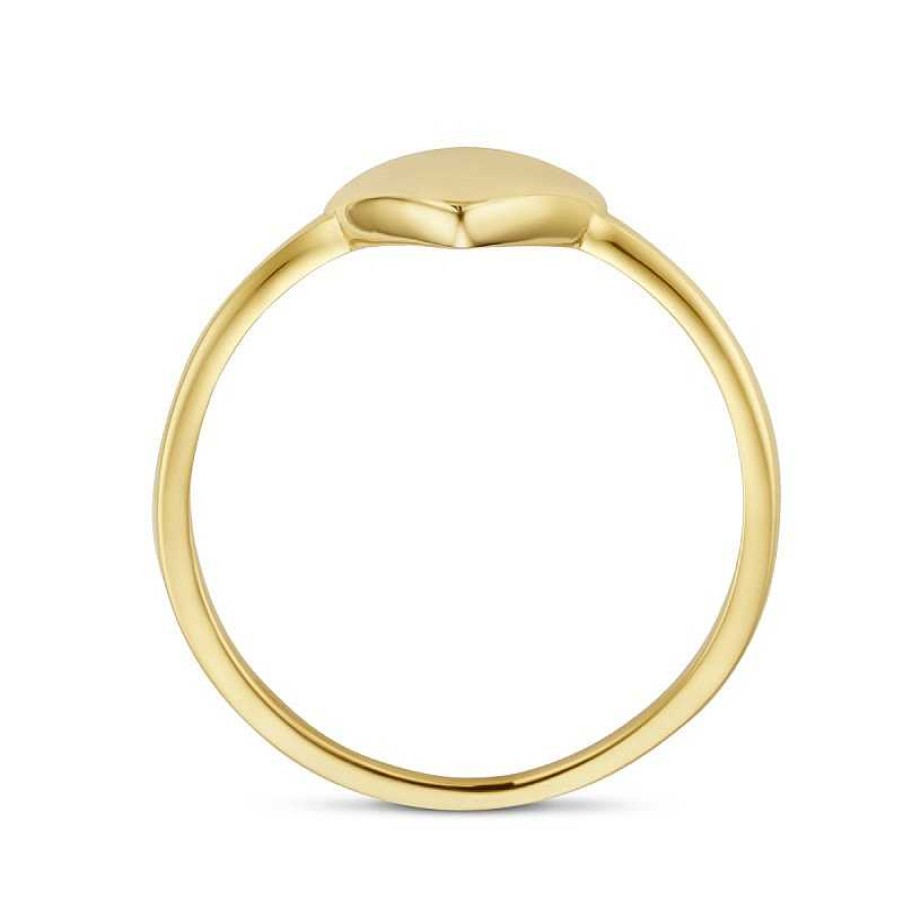 Ringen Mostert Huiscollectie | 14-Karaat Gouden Ring Met Hartje