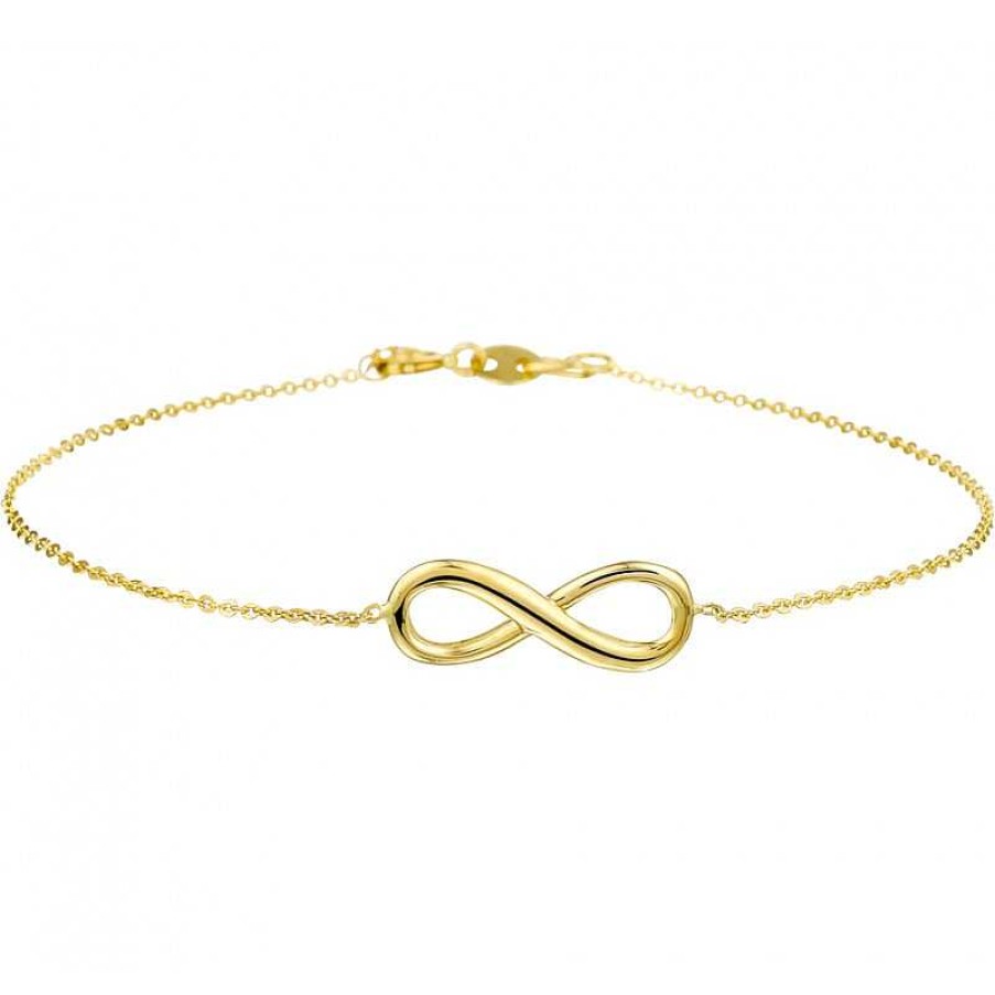 Armbanden Mostert Huiscollectie | Infinity Armband Goud 16.5 Tot 18.5 Cm