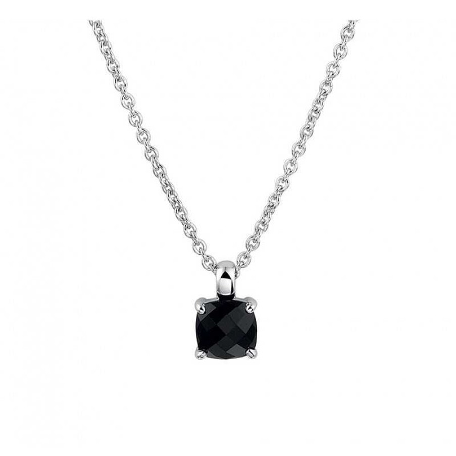 Kettingen Mostert Huiscollectie | Ketting Met Edelsteen Onyx 925 Zilver