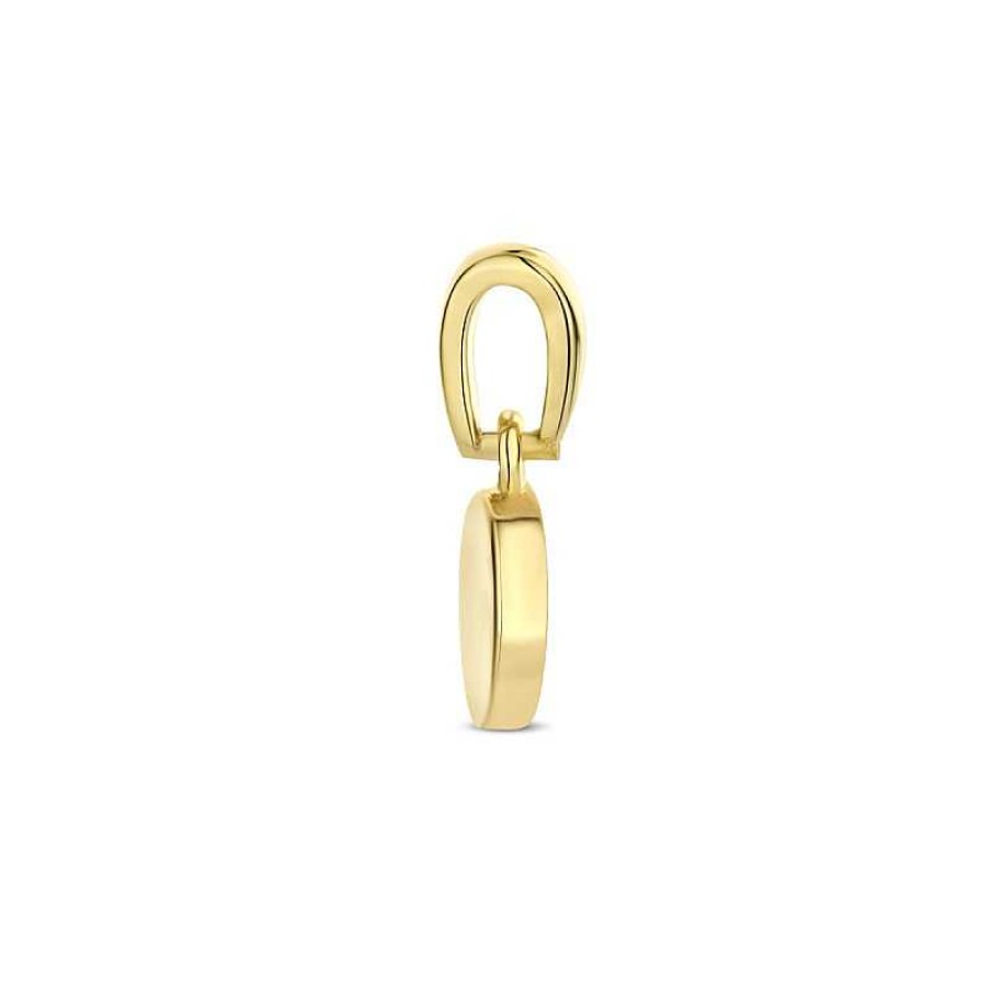 Hangers Mostert Huiscollectie | Gouden Graveerhanger Ovaal - 13 X 5 Mm