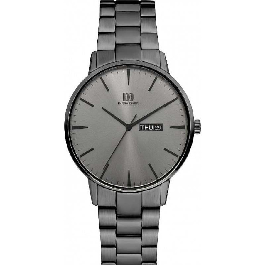 Horloges Danish Design | Danish Design Tidl S Akilia Iq96Q1267 - Herenhorloge Grijs 41 Mm