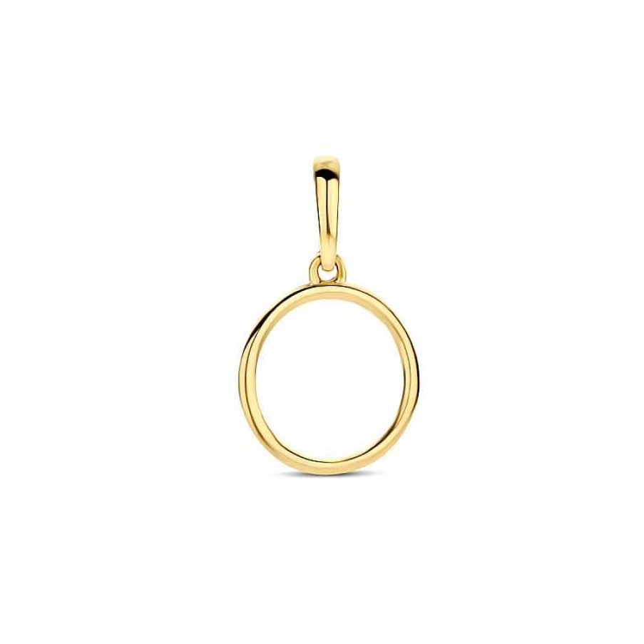 Hangers Mostert Huiscollectie | Gouden Hanger Open Rondje 10 Mm