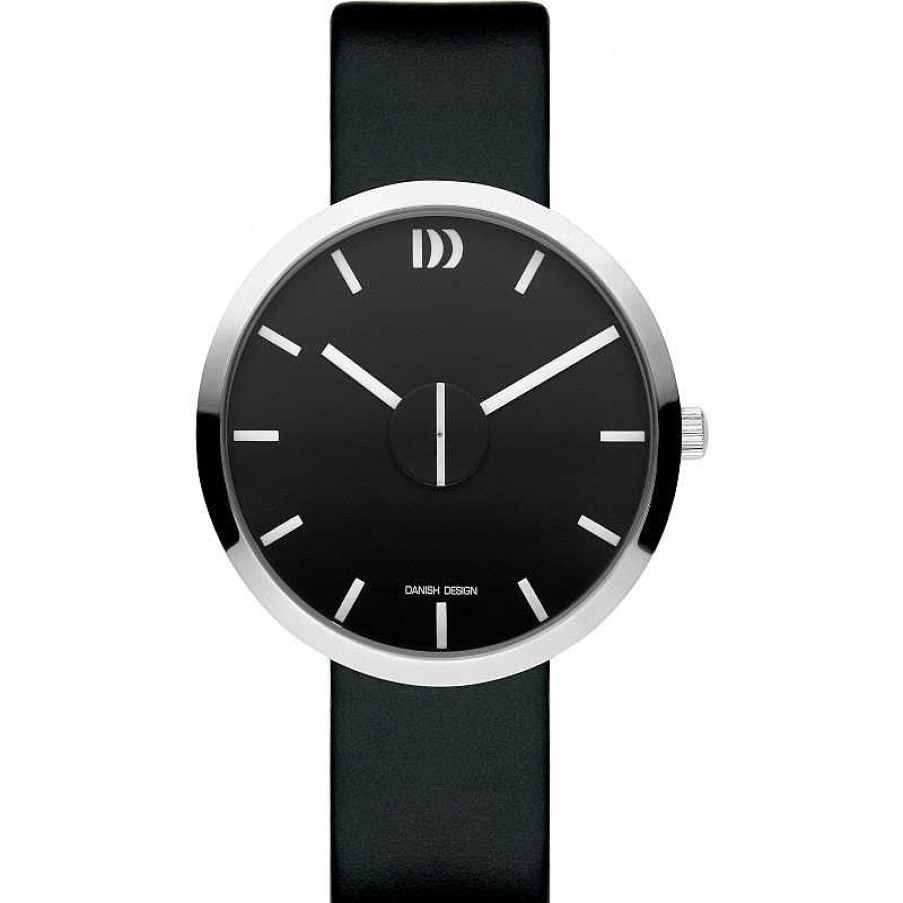 Horloges Danish Design | Danish Design Frihed Wink Iq13Q1198 - Horloge Met Leren Band