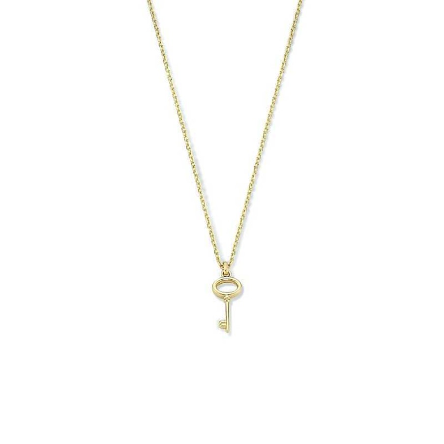 Kettingen Mostert Huiscollectie | 14-Karaat Gouden Ketting Met Sleutel