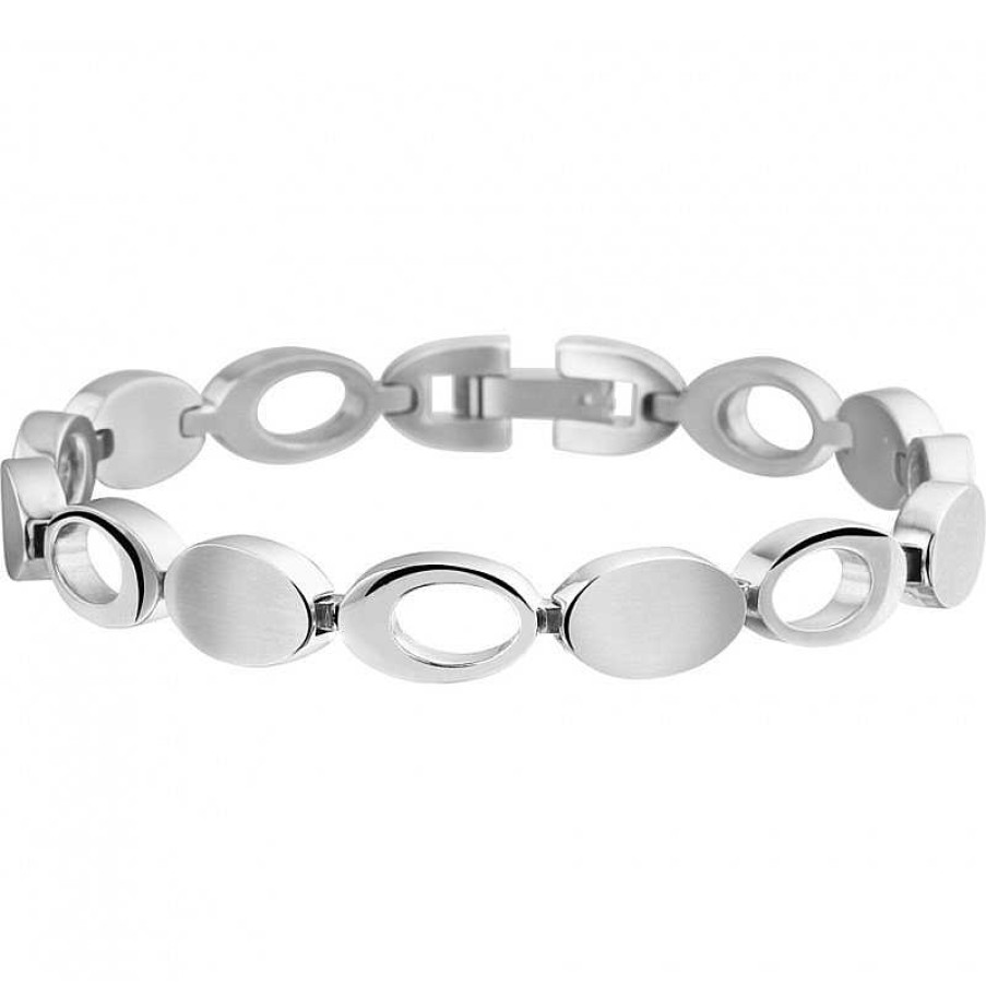 Armbanden Mostert Huiscollectie | Stalen Schakelarmband Voor Dames