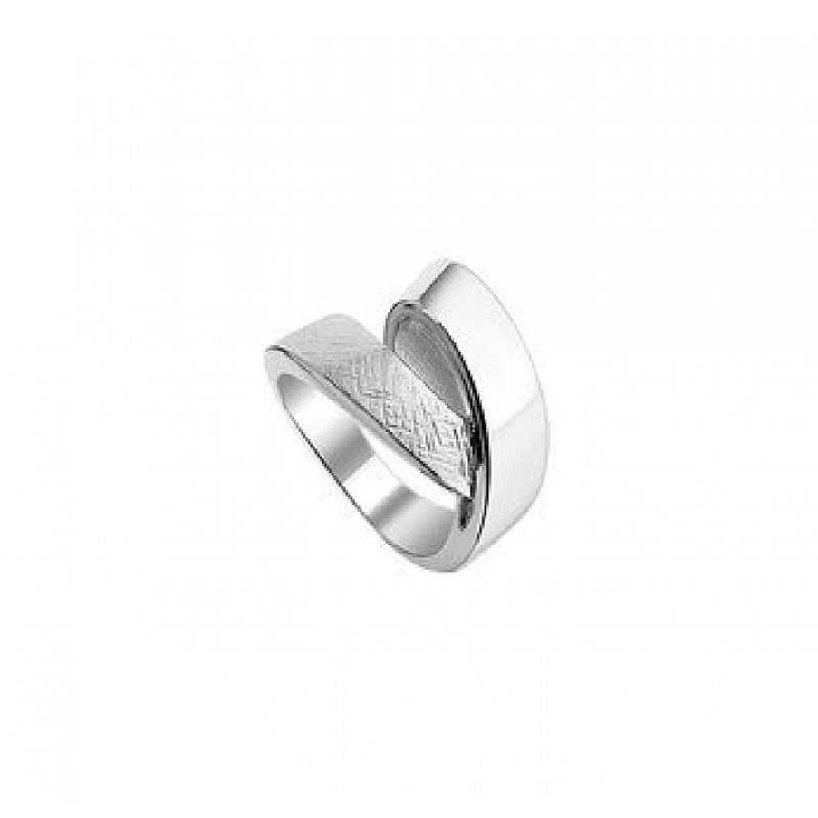 Ringen Mostert Huiscollectie | Zilveren Dames Ring Glans En Mat