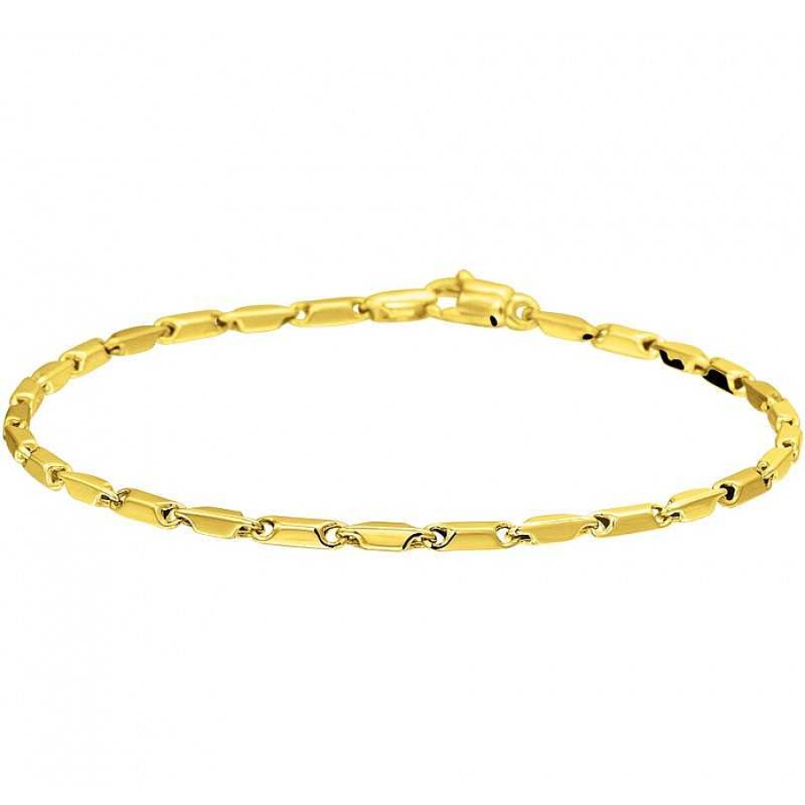 Armbanden Mostert Huiscollectie | Gouden Armband Met Staafjesschakels