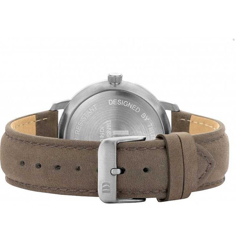 Horloges Danish Design | Danish Design Gl Be Donau Iq14Q1279 - Herenhorloge Van Titanium Met Leren Band