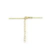 Kettingen Mostert Huiscollectie | Gold Plated Ketting Met Rondje En Parel - Lengte 41 + 5 Cm