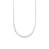 Kettingen Mostert Huiscollectie | Zilveren Paperclip Ketting 5.5 Mm Breed - Lengte 42 + 3 Cm