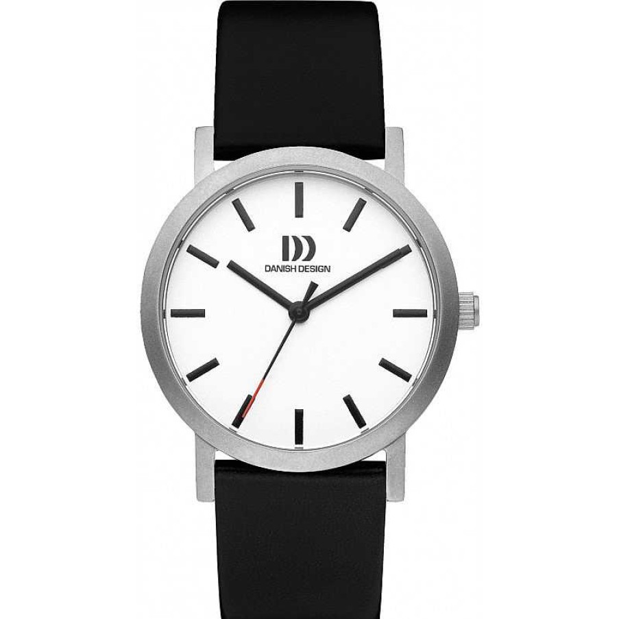 Horloges Danish Design | Danish Design Gl Be Rh Ne Iv12Q1108 - Dameshorloge Van Titanium Met Leren Band