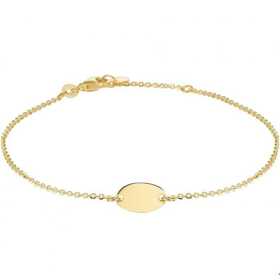 Armbanden Mostert Huiscollectie | Gouden Bedelarmband Anker 1.2 Mm Dik 17 - 19 Cm