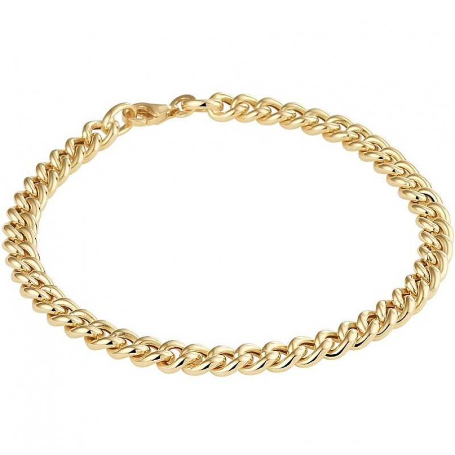 Armbanden Mostert Huiscollectie | Armband Goud Gourmetschakel 5 Mm