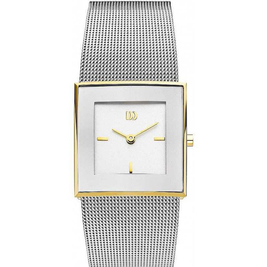 Horloges Danish Design | Danish Design Pure Cindy Iv65Q973 - Dameshorloge Goudkleurig 27 Mm