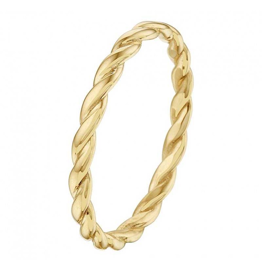 Ringen Mostert Huiscollectie | Aanschuifring Goud Gedraaid 2.5 Mm