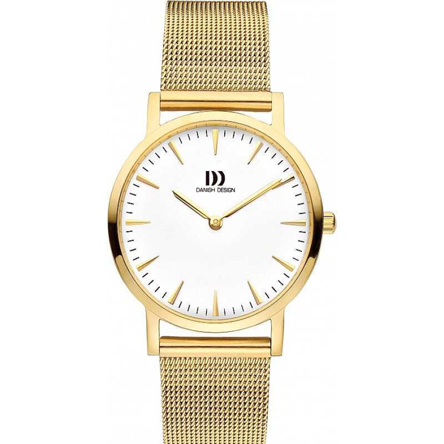 Horloges Danish Design | Danish Design Tidl S London Iv05Q1235 - Dameshorloge Goudkleurig 35 Mm