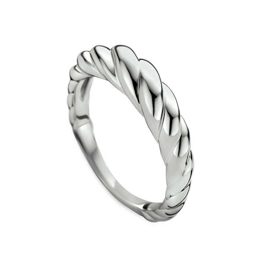 Ringen Mostert Huiscollectie | Zilveren Gedraaide Ring