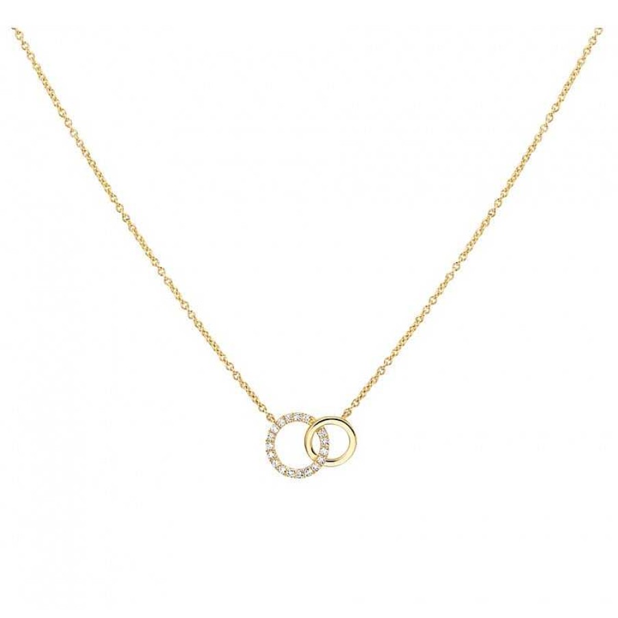 Kettingen Mostert Huiscollectie | Edelsteen Ketting Met Diamant Goud