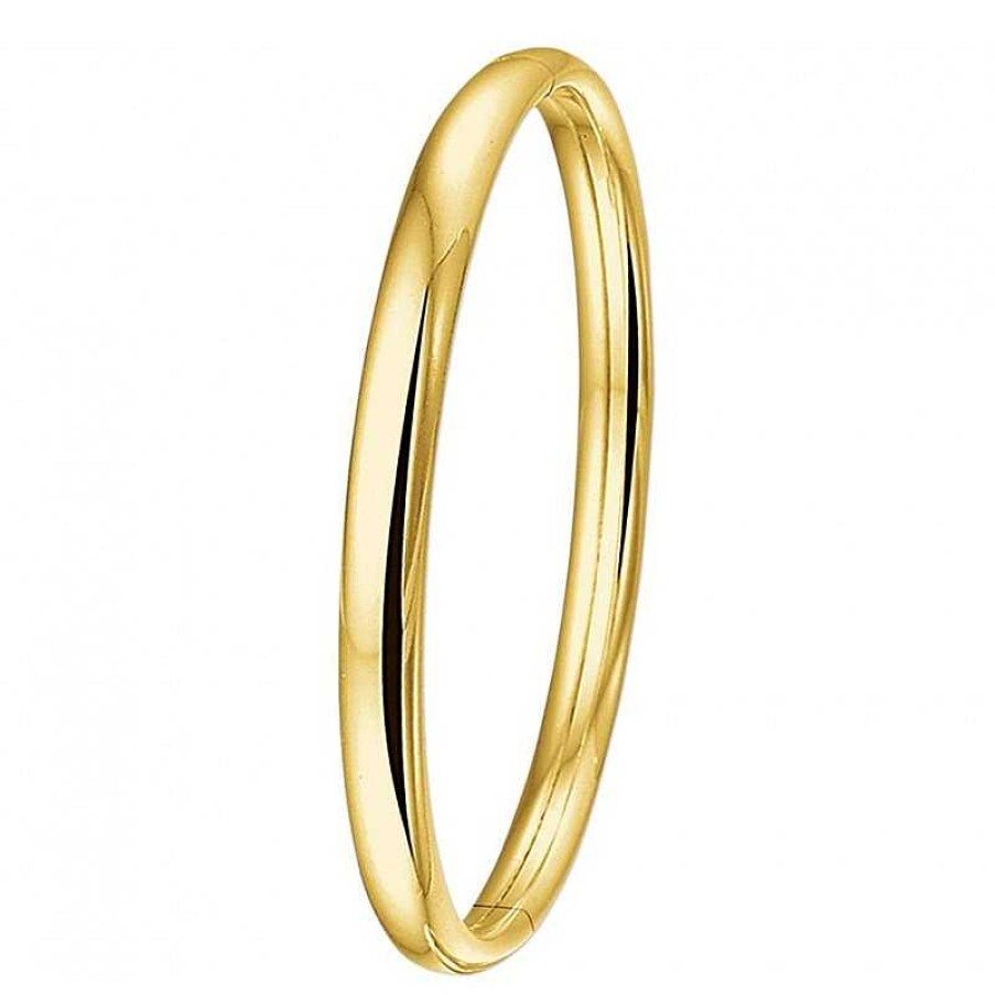 Armbanden Mostert Huiscollectie | Gouden Slavenarmband Ovaal 6 Mm