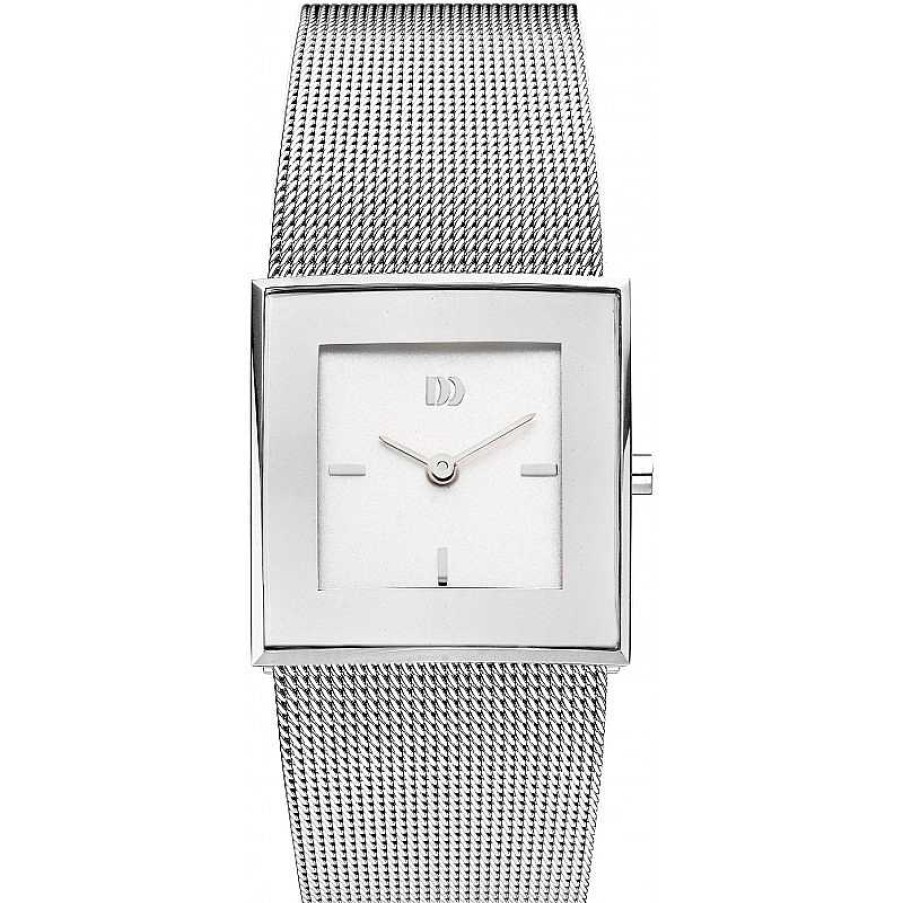 Horloges Danish Design | Danish Design Pure Cindy Iv62Q973 - Dameshorloge Zilverkleurig 27 Mm