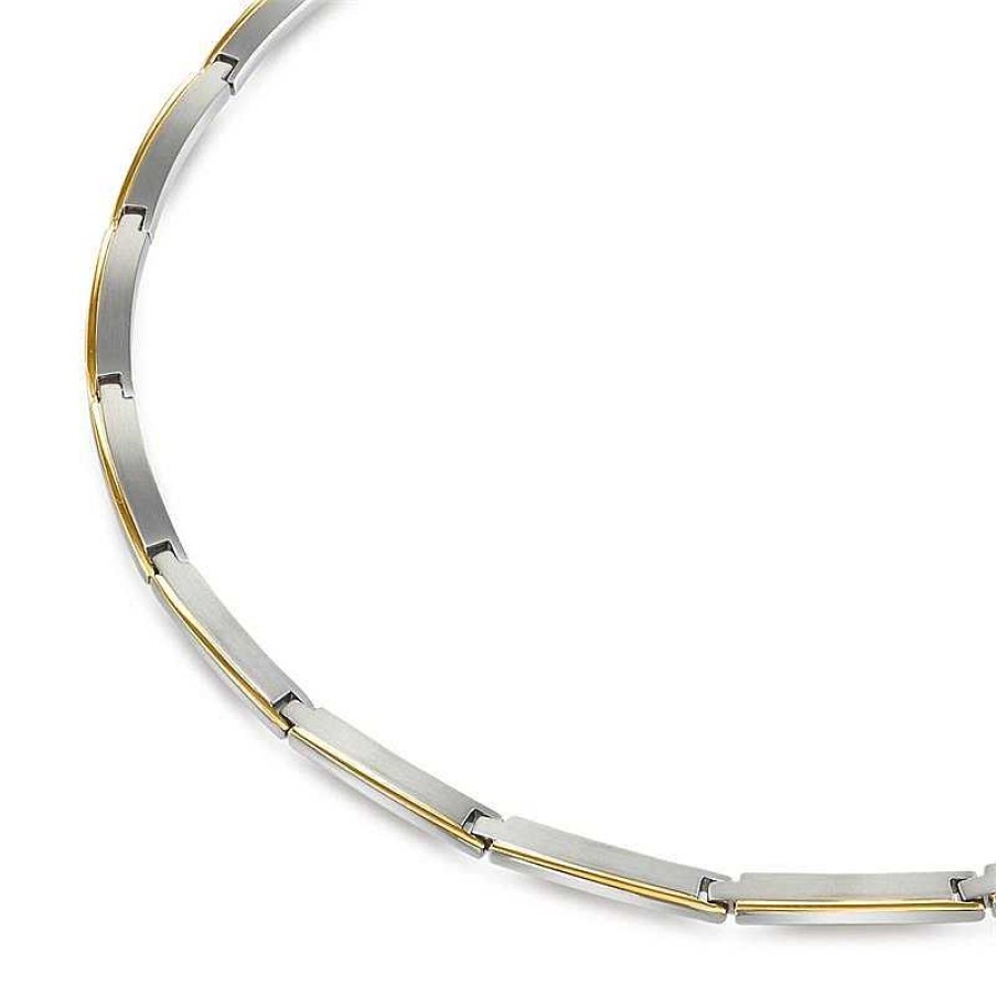 Kettingen Boccia Titanium | Boccia Ketting 08028-02 Titanium Bicolor