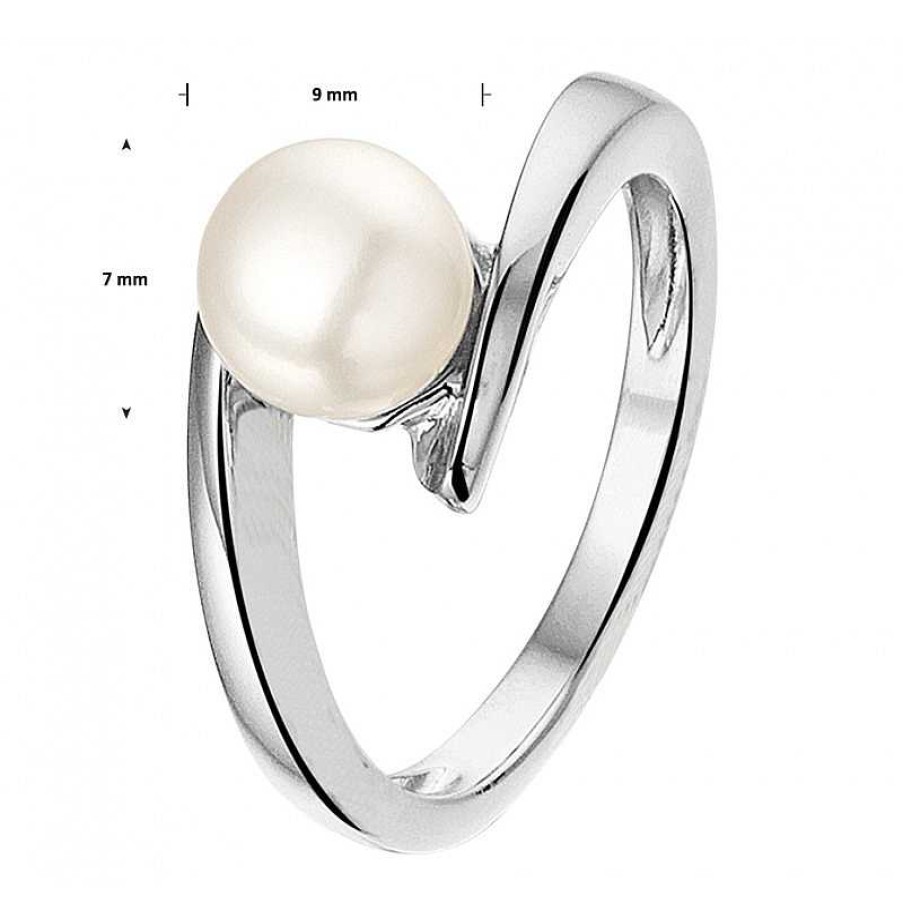 Ringen Mostert Huiscollectie | Klassieke Ring Met Parel 7 Mm