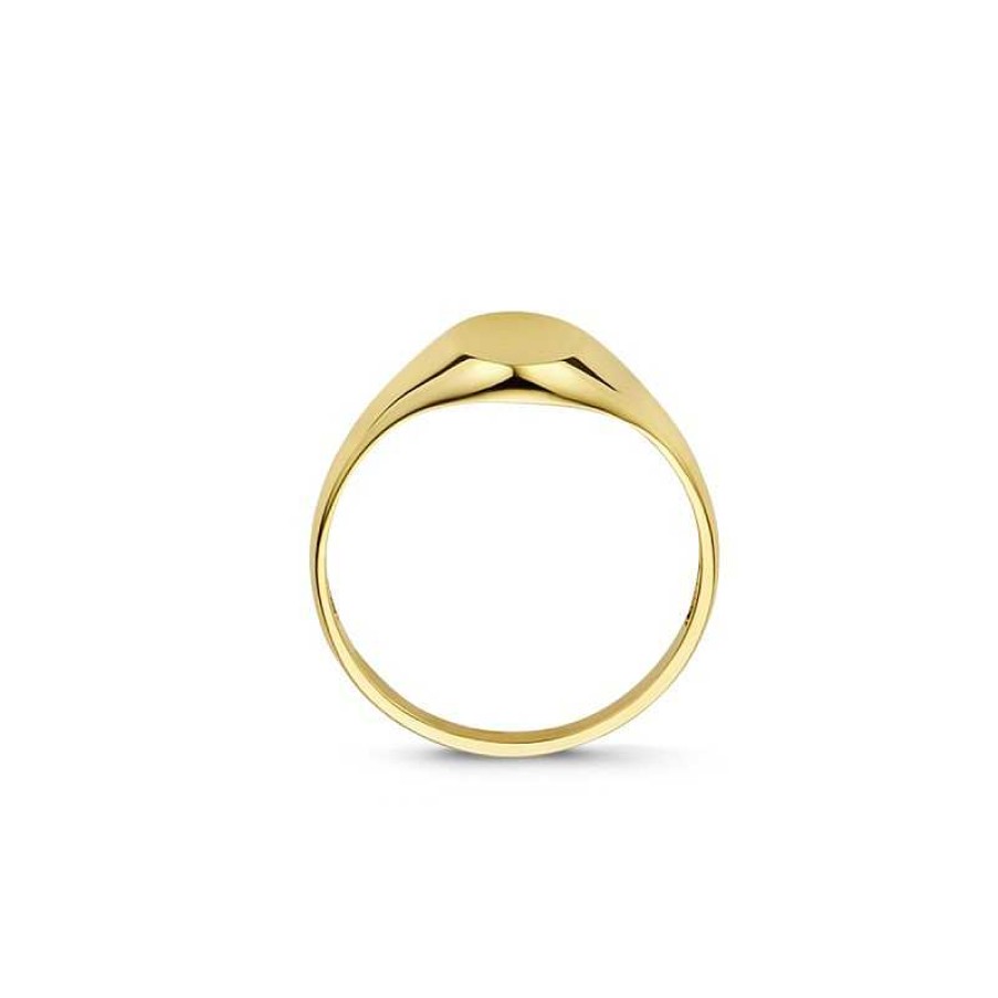 Ringen Mostert Huiscollectie | 14-Karaat Gouden Zegelring Ovaal