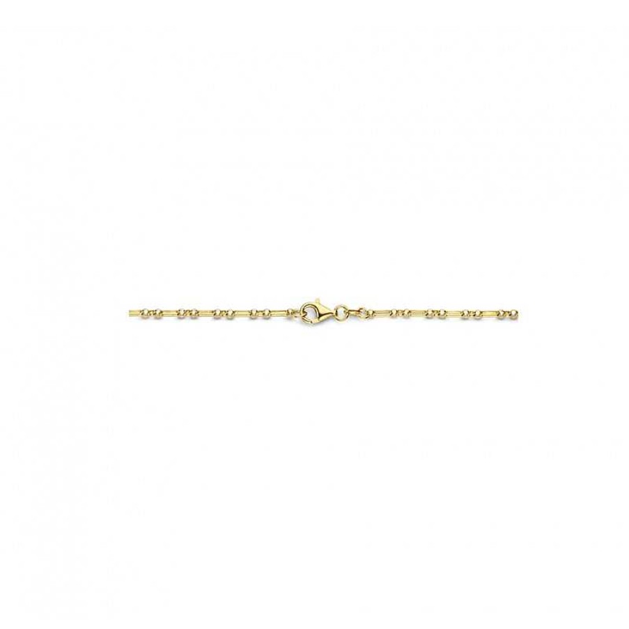 Kettingen Mostert Huiscollectie | Gold Plated Ankerketting 3 Mm