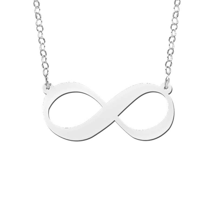 Kettingen Mostert Huiscollectie | Zilveren Infinity Ketting