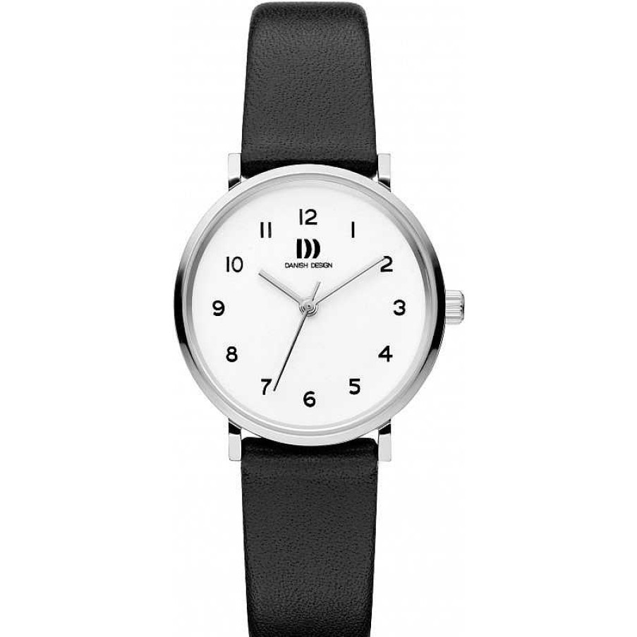 Horloges Danish Design | Danish Design Gl Be Yukon Iv12Q1216 - Dameshorloge Zilverkleurig 32 Mm Met Leren Band