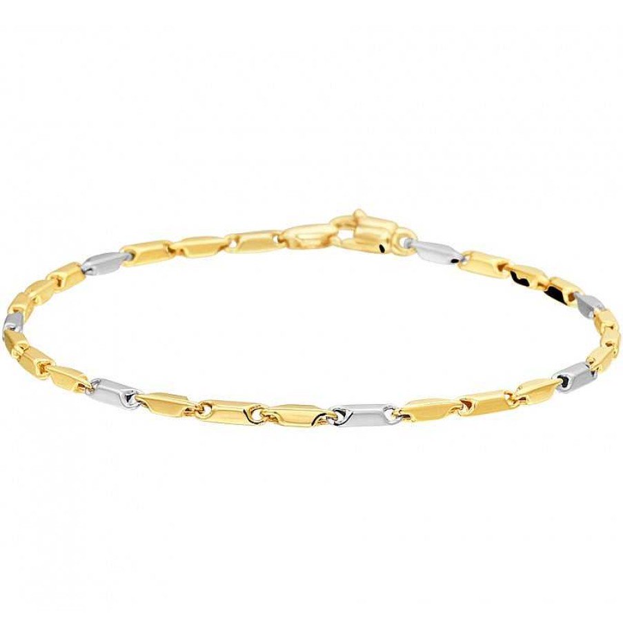 Armbanden Mostert Huiscollectie | Bicolor Gouden Armband