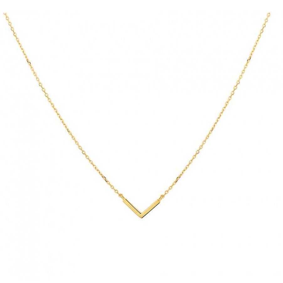 Kettingen Mostert Huiscollectie | Gouden Ketting Met Hanger V