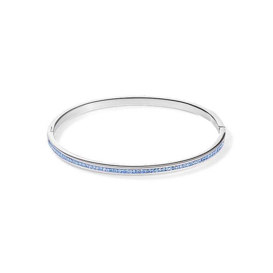 Armbanden Coeur de Lion | Coeur De Lion Bangle 0129/33-0741 Lichtblauw