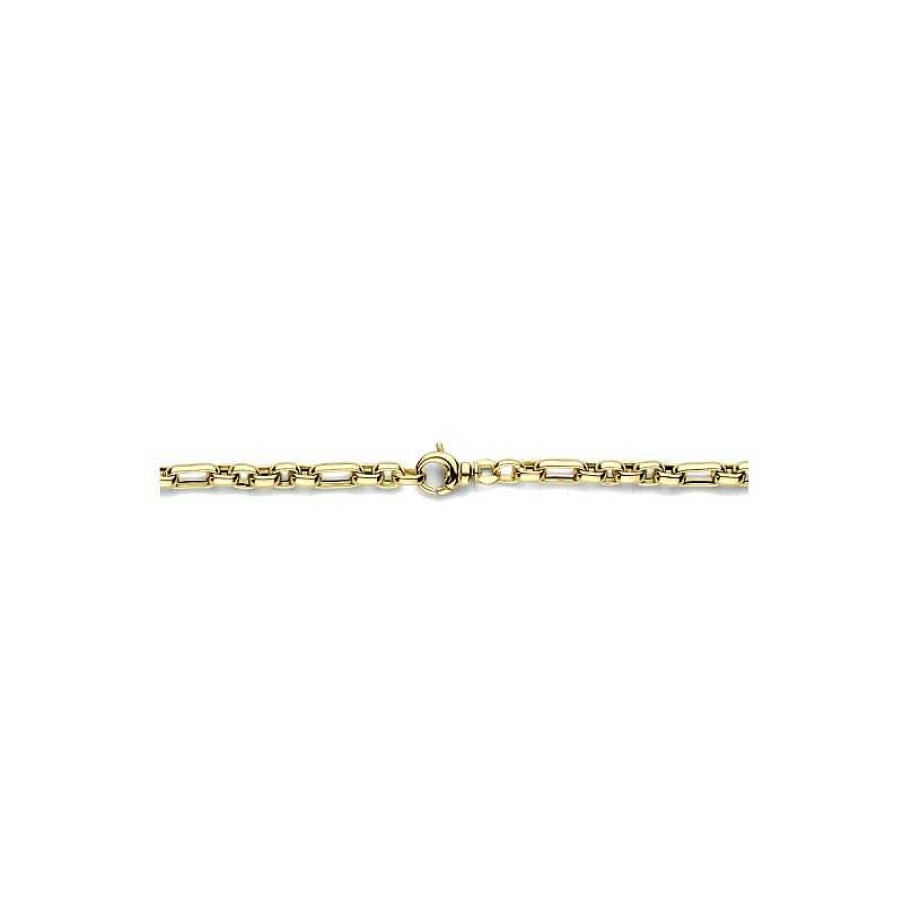 Kettingen Mostert Huiscollectie | Gouden Anker Ketting 4.8 Mm 45 Cm