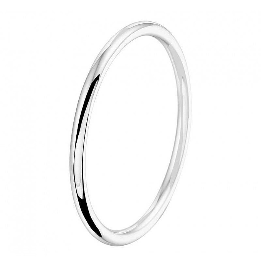 Ringen Mostert Huiscollectie | Witgouden Aanschuifring Breedte 1.5 Mm