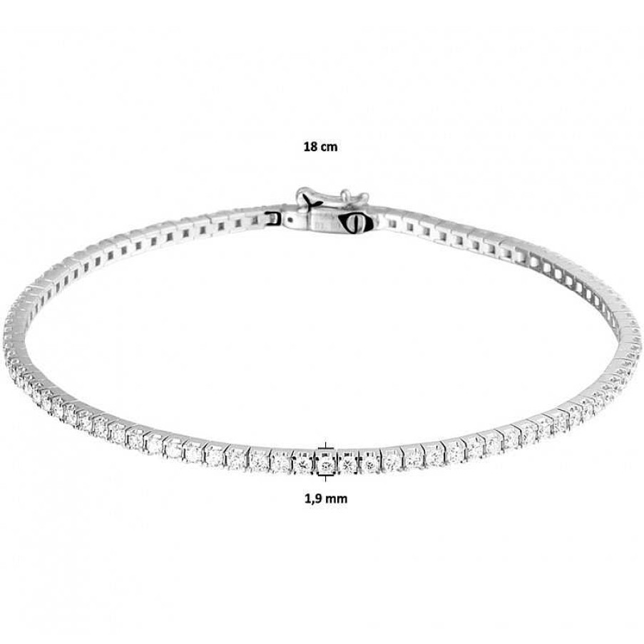 Armbanden Mostert Huiscollectie | Diamanten Armband 18 Cm