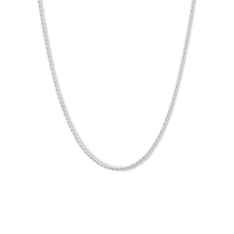 Kettingen Mostert Huiscollectie | Koord Ketting Zilver 1.7 Mm 40-44 Cm Gerhodineerd