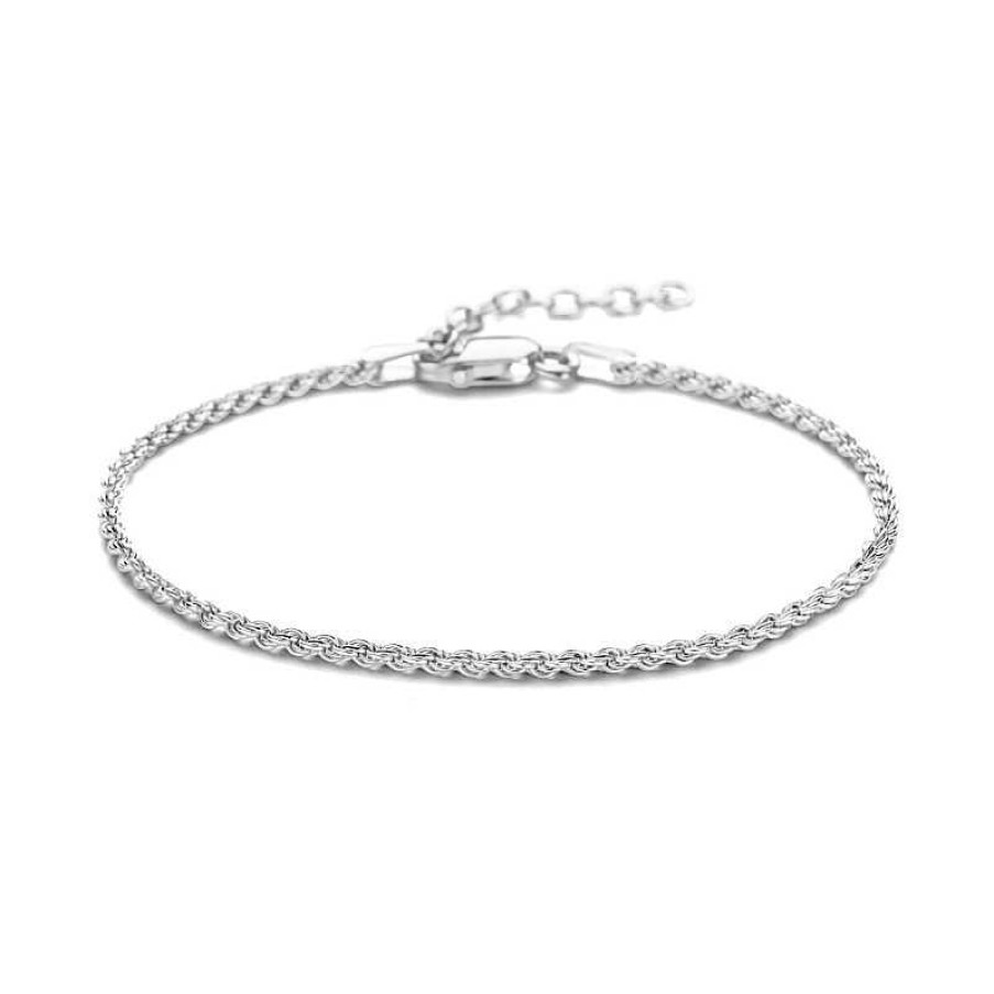 Armbanden Mostert Huiscollectie | Zilveren Armband Koordschakel 1.7 Mm 16-19 Cm