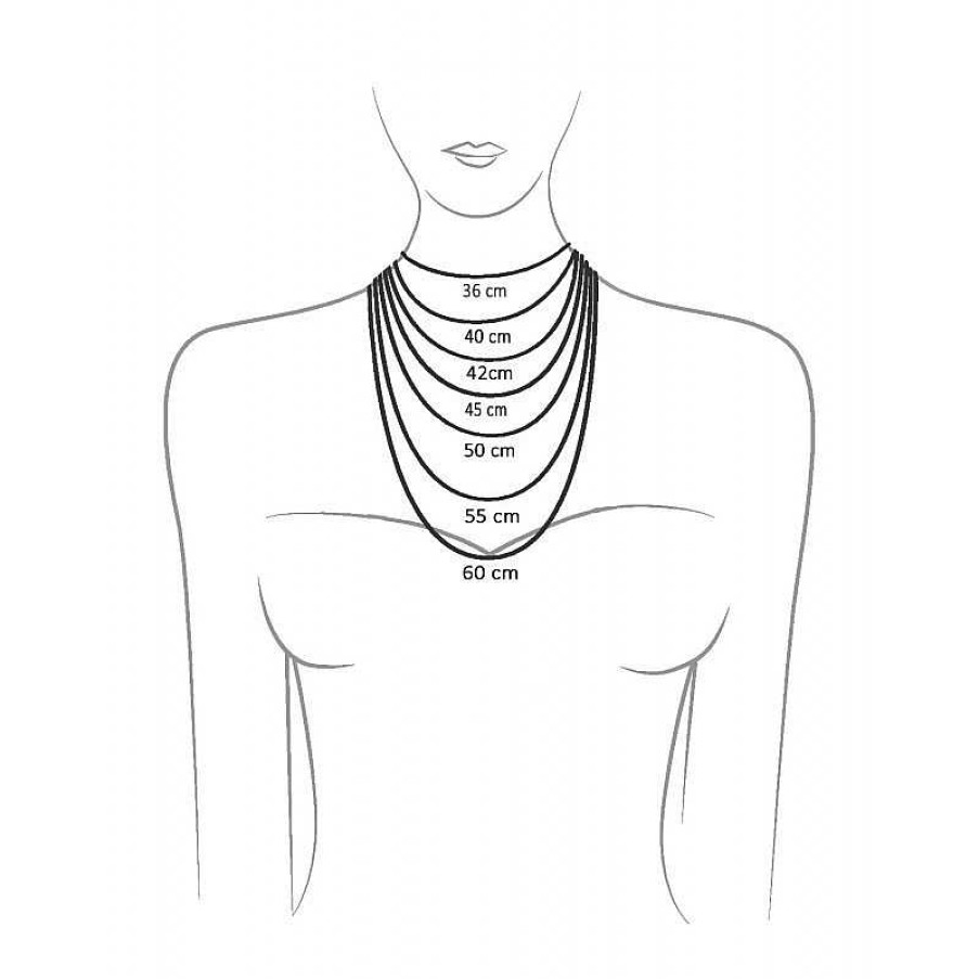 Kettingen Mostert Huiscollectie | Zilveren Collier Met Schitterende Zirkonia