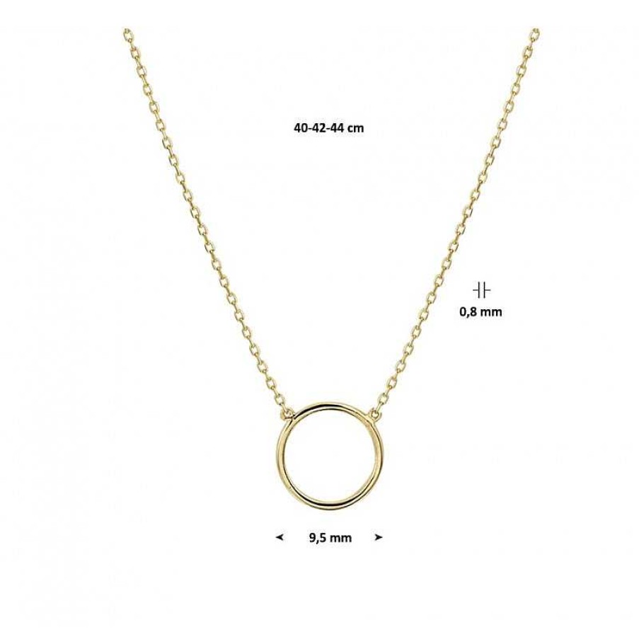 Kettingen Mostert Huiscollectie | Gouden Ketting Met Open Rondje