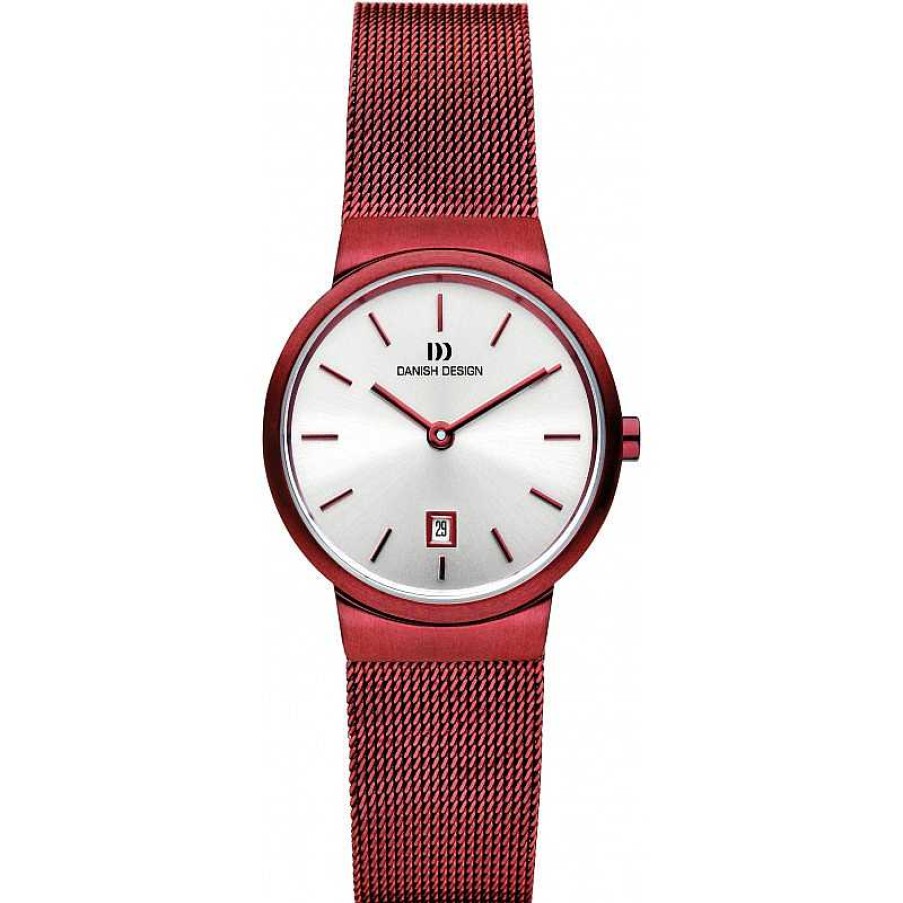 Horloges Danish Design | Danish Design Tidl S T Ge Iv74Q971 - Dameshorloge Rood 28 Mm