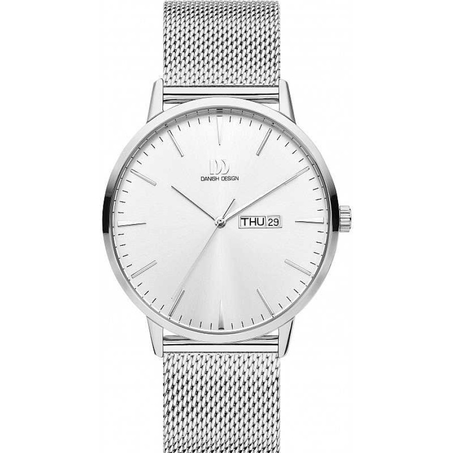 Horloges Danish Design | Danish Design Tidl S Akilia Iq62Q1267 - Herenhorloge Zilverkleurig 41 Mm